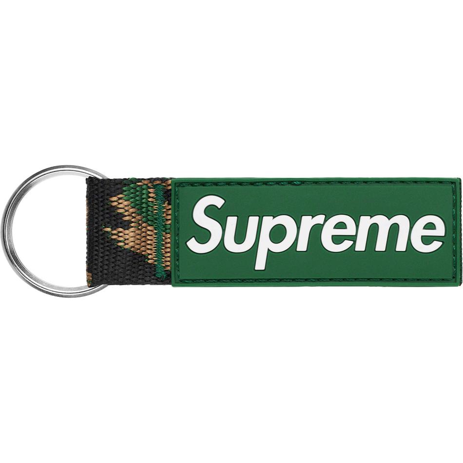 Accesorios Supreme Webbing Keychain Verde | AR407TV