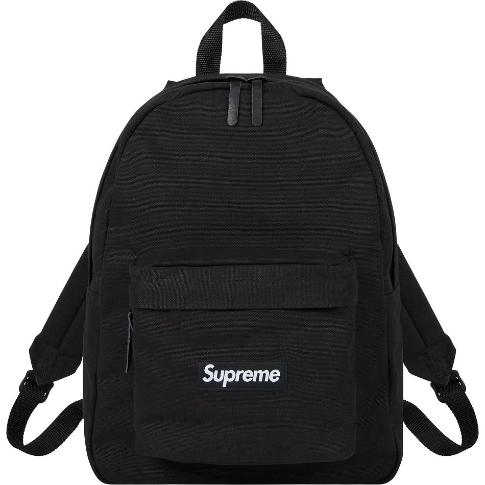 Bolsas Supreme Lona Backpack Negras | AR425VD