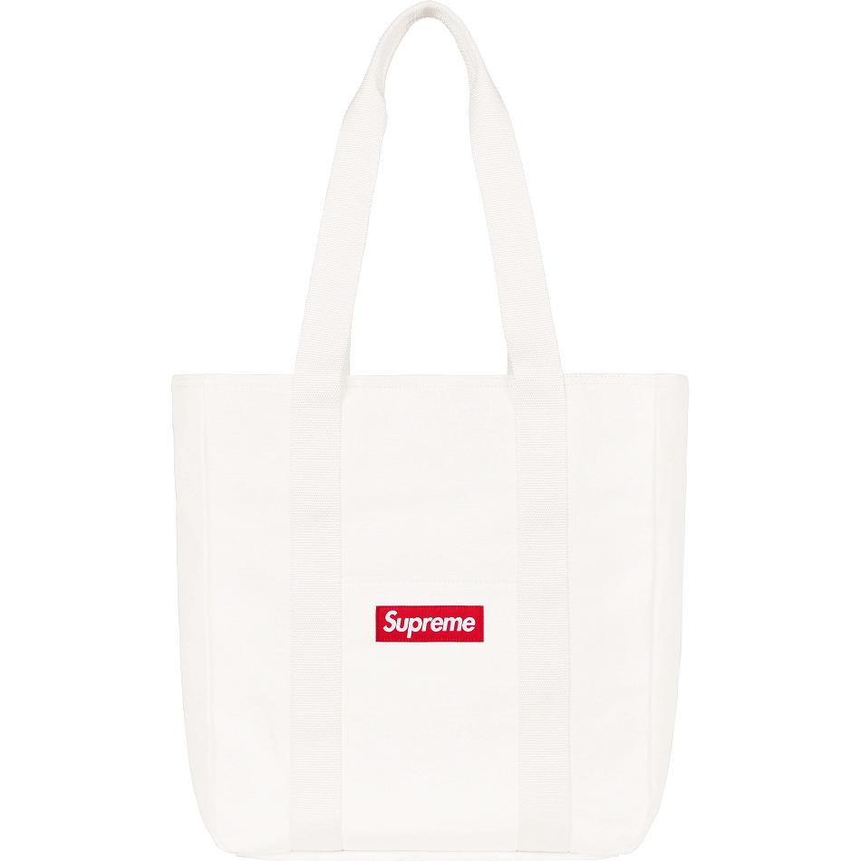 Bolsas Supreme Lona Tote Blancas | AR423XF