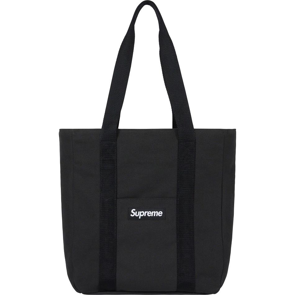 Bolsas Supreme Lona Tote Negras | AR424CE