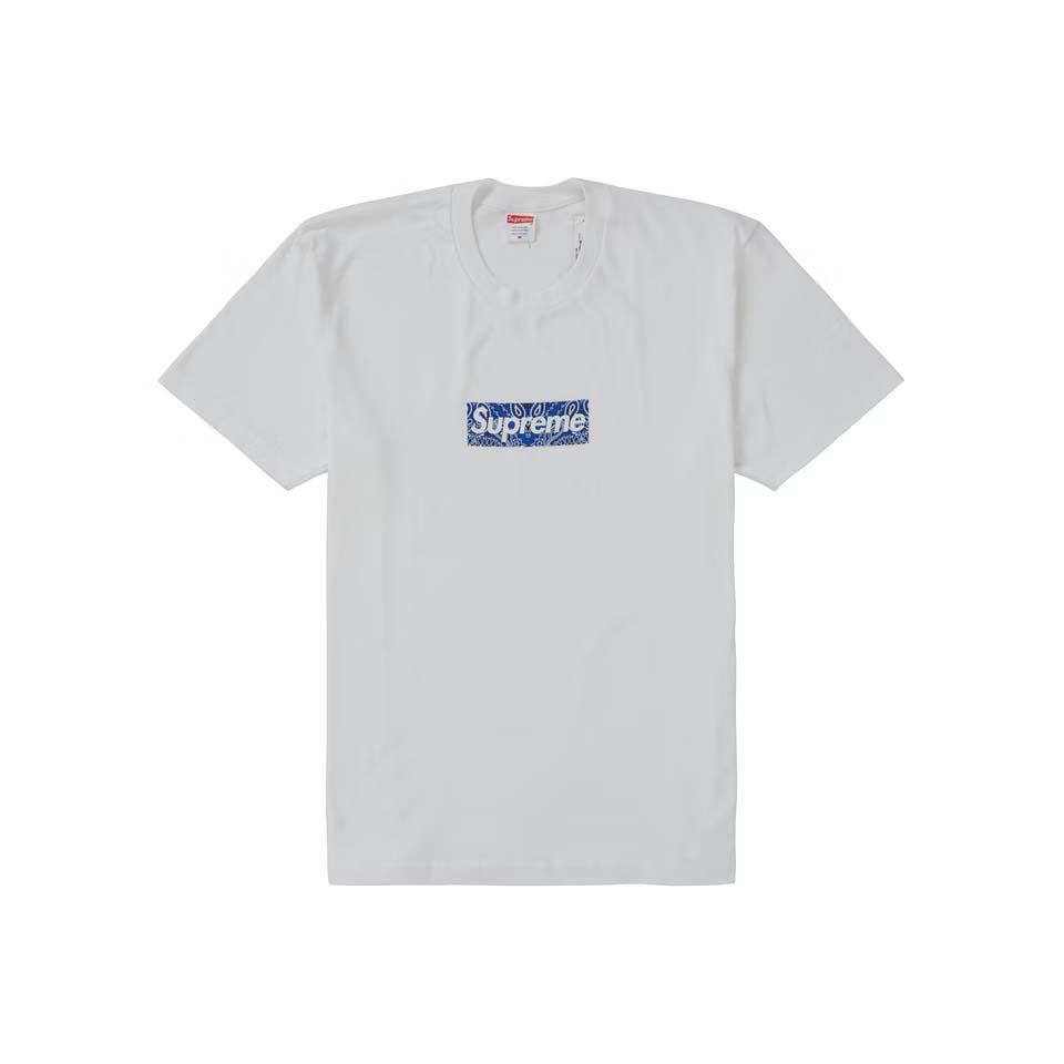 Camiseta Supreme Bandana Box Logo Blancas | AR388SO