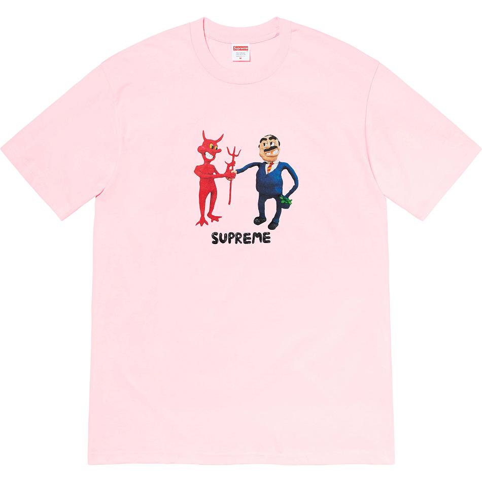 Camiseta Supreme Business Tee Rosas | AR375NB