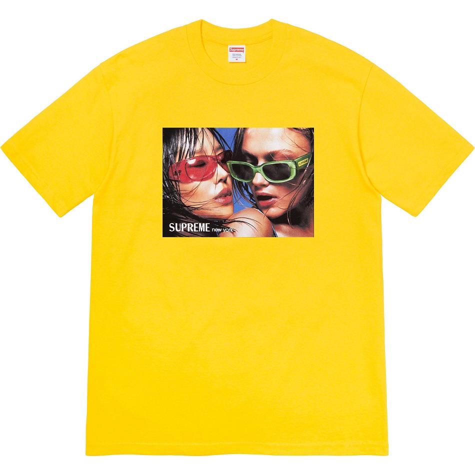 Camiseta Supreme Eyewear Tee Amarillo | AR367JJ