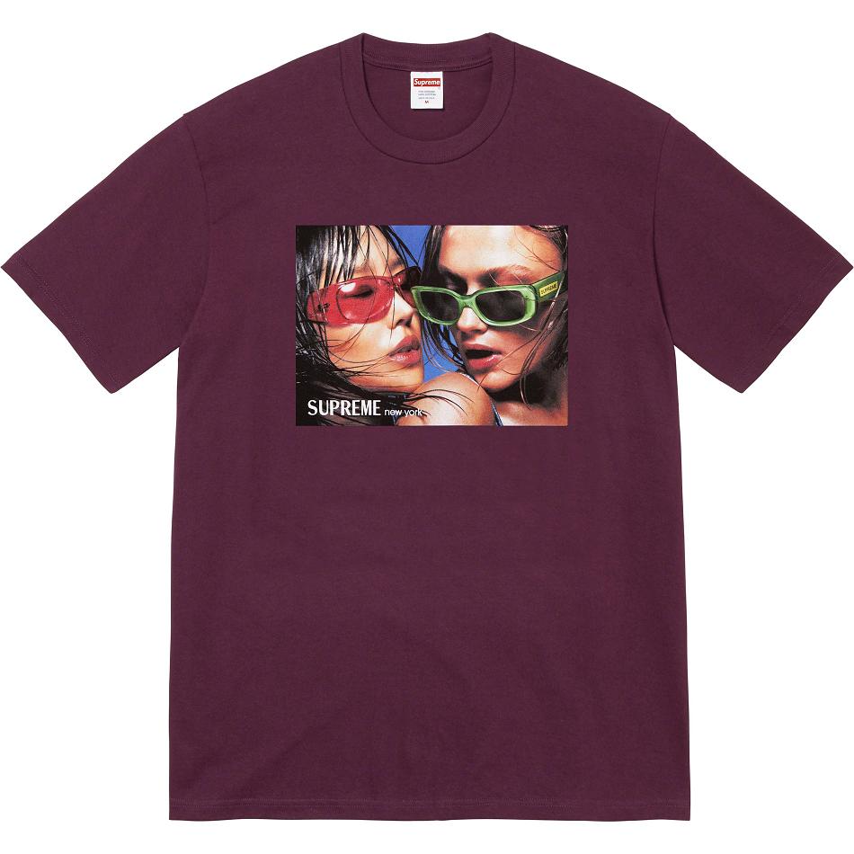 Camiseta Supreme Eyewear Tee Burdeos | AR363DN