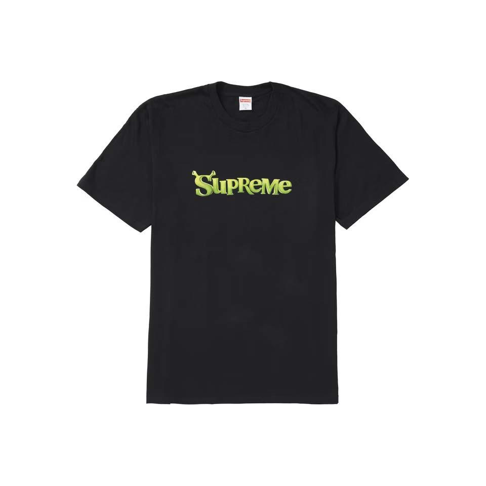 Camiseta Supreme Shrek Negras | AR395LH