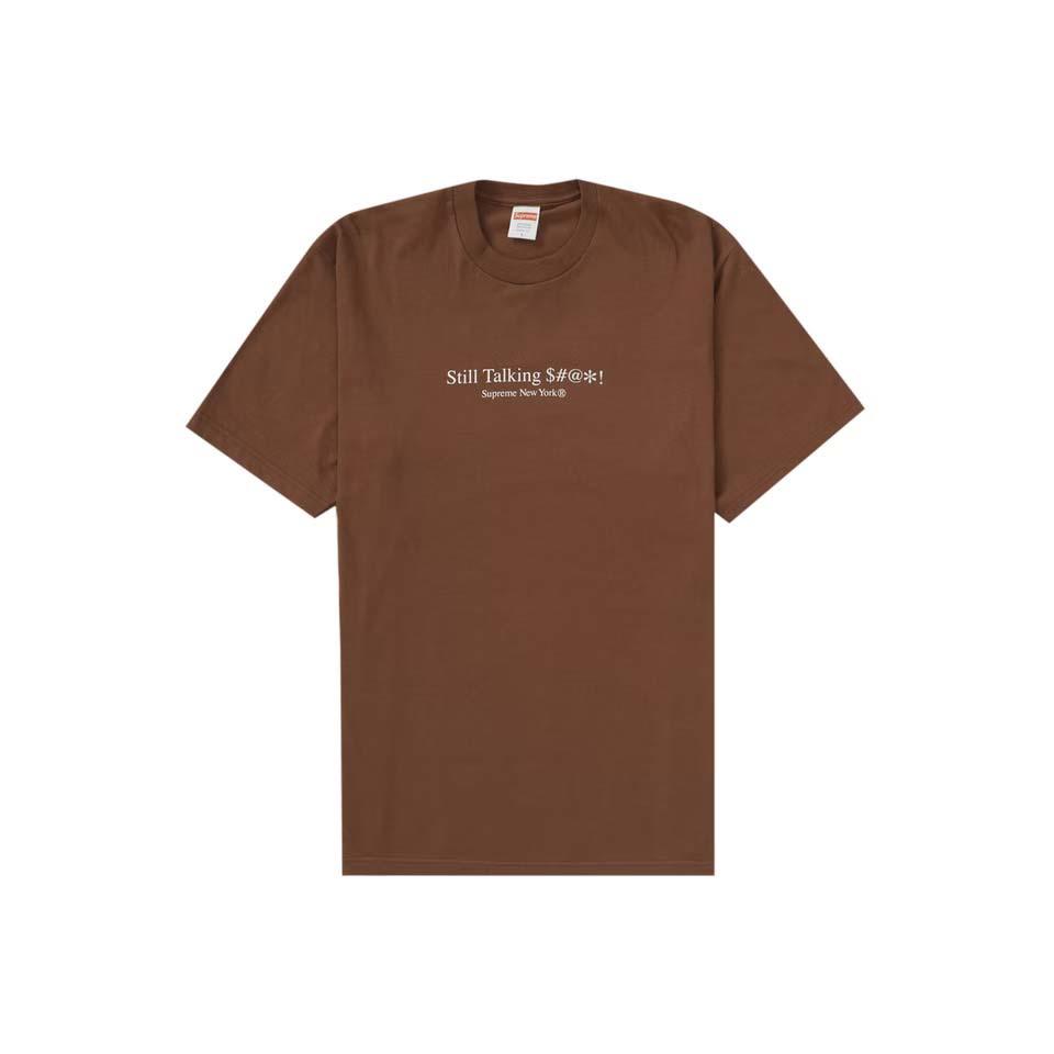 Camiseta Supreme Still Talking Marrones | AR396ZG