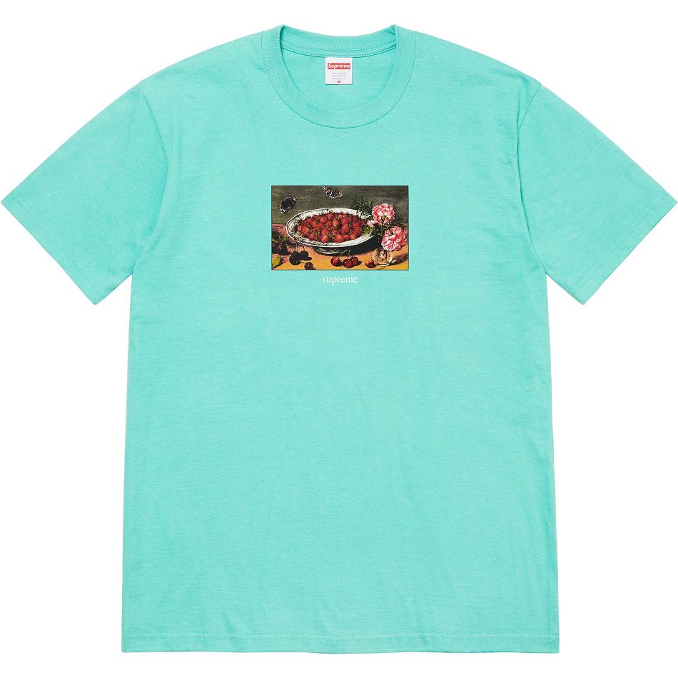 Camiseta Supreme Strawberries Tee Aqua | AR344ZG