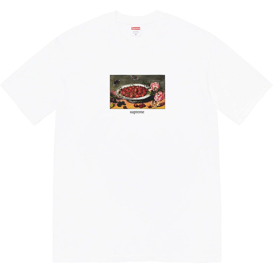 Camiseta Supreme Strawberries Tee Blancas | AR341JJ