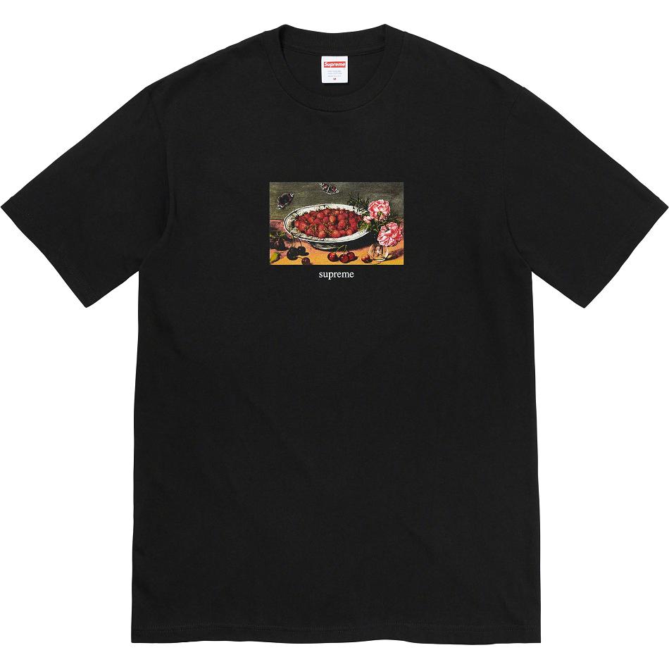 Camiseta Supreme Strawberries Tee Negras | AR343LH