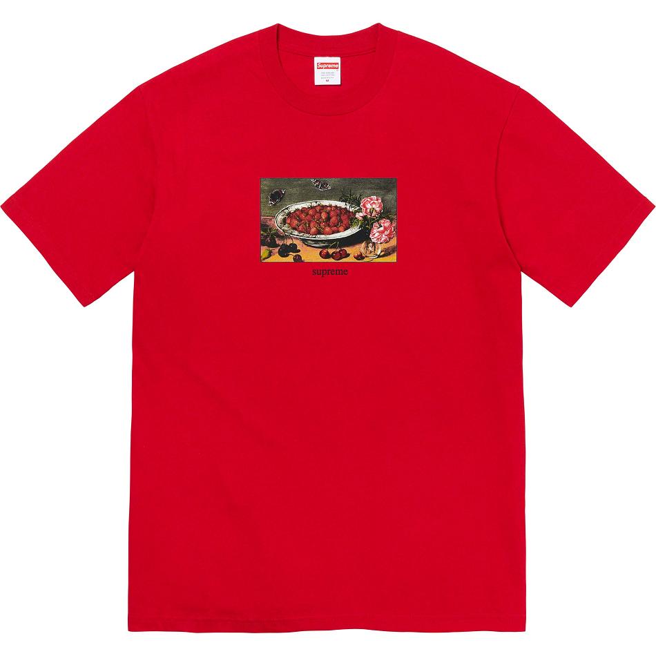 Camiseta Supreme Strawberries Tee Rojas | AR339GL