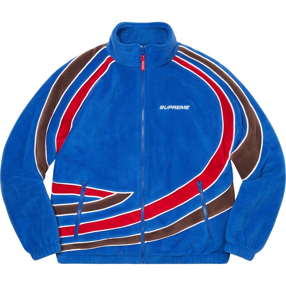 Chaquetas Supreme Carreras Fleece Azules | AR148YU