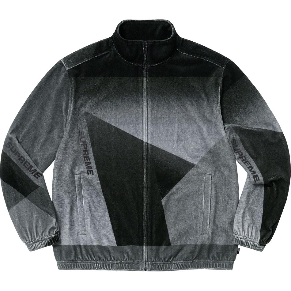 Chaquetas Supreme Geo Velour Pista Negras | AR141NB