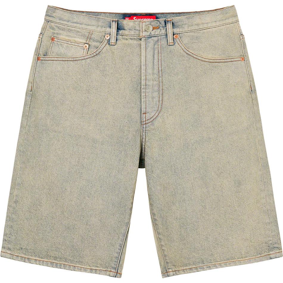 Pantalones Cortos Supreme Baggy Denim Kaki | AR234FM