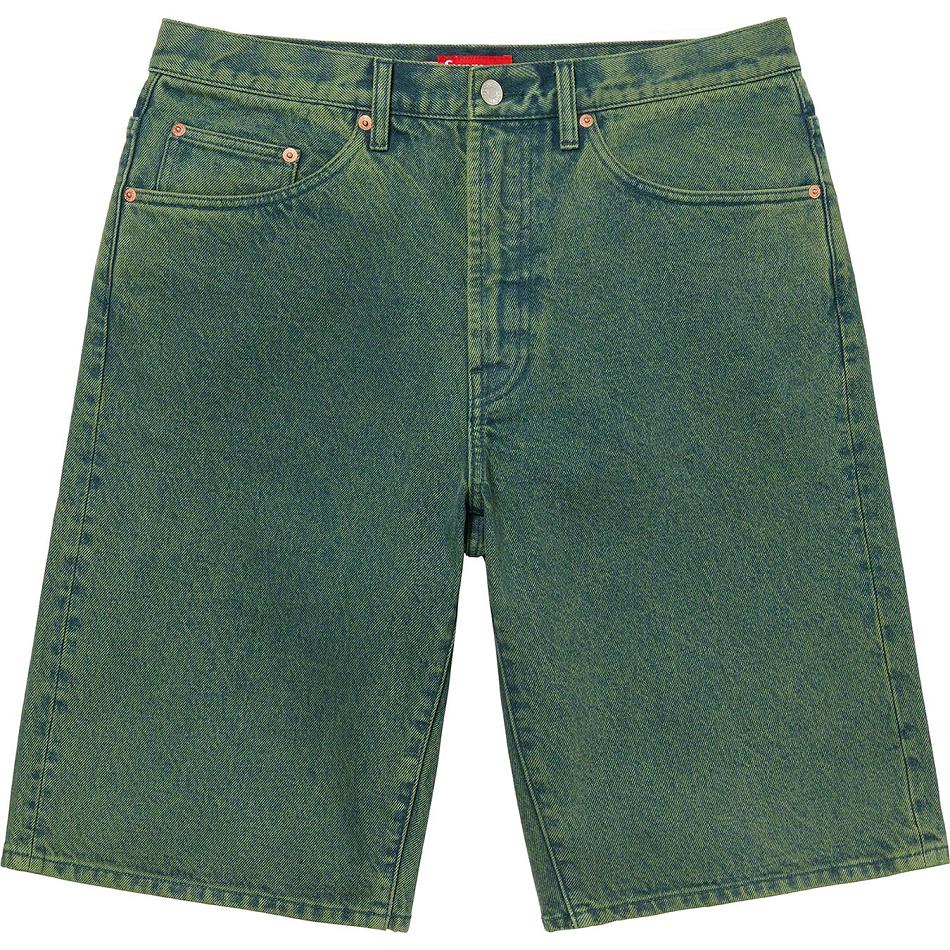 Pantalones Cortos Supreme Baggy Denim Verde | AR233DN