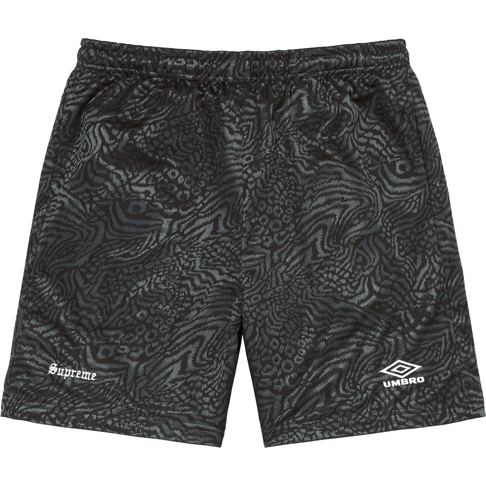 Pantalones Cortos Supreme Jacquard Animal Print Soccer Negras | AR230PQ