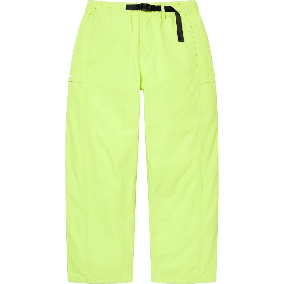 Pantalones Supreme Belted Trail Pant Verde | AR175UT