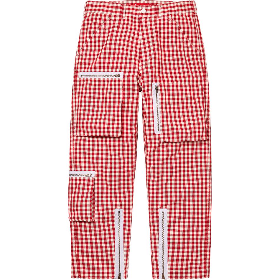 Pantalones Supreme Gingham Flight Pant Rojas | AR198RW