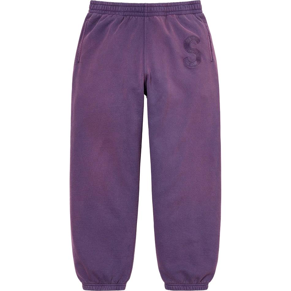 Pantalones Supreme Overdyed S Logo Sweatpant Moradas | AR190CE