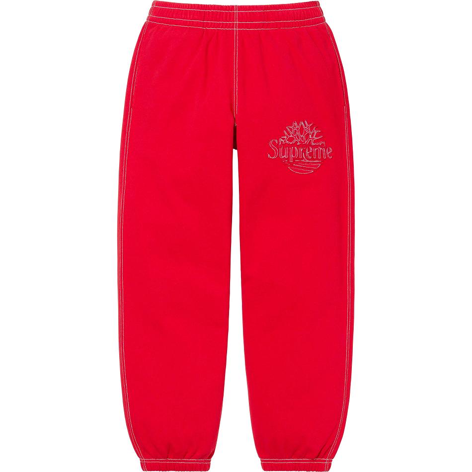 Pantalones Supreme Timberland® Sweatpant Rojas | AR182FM