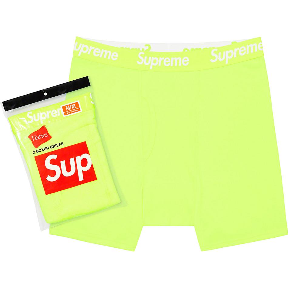 Ropa Interior Supreme Hanes® Boxer Briefs (2 Pack) Verde | AR491AP