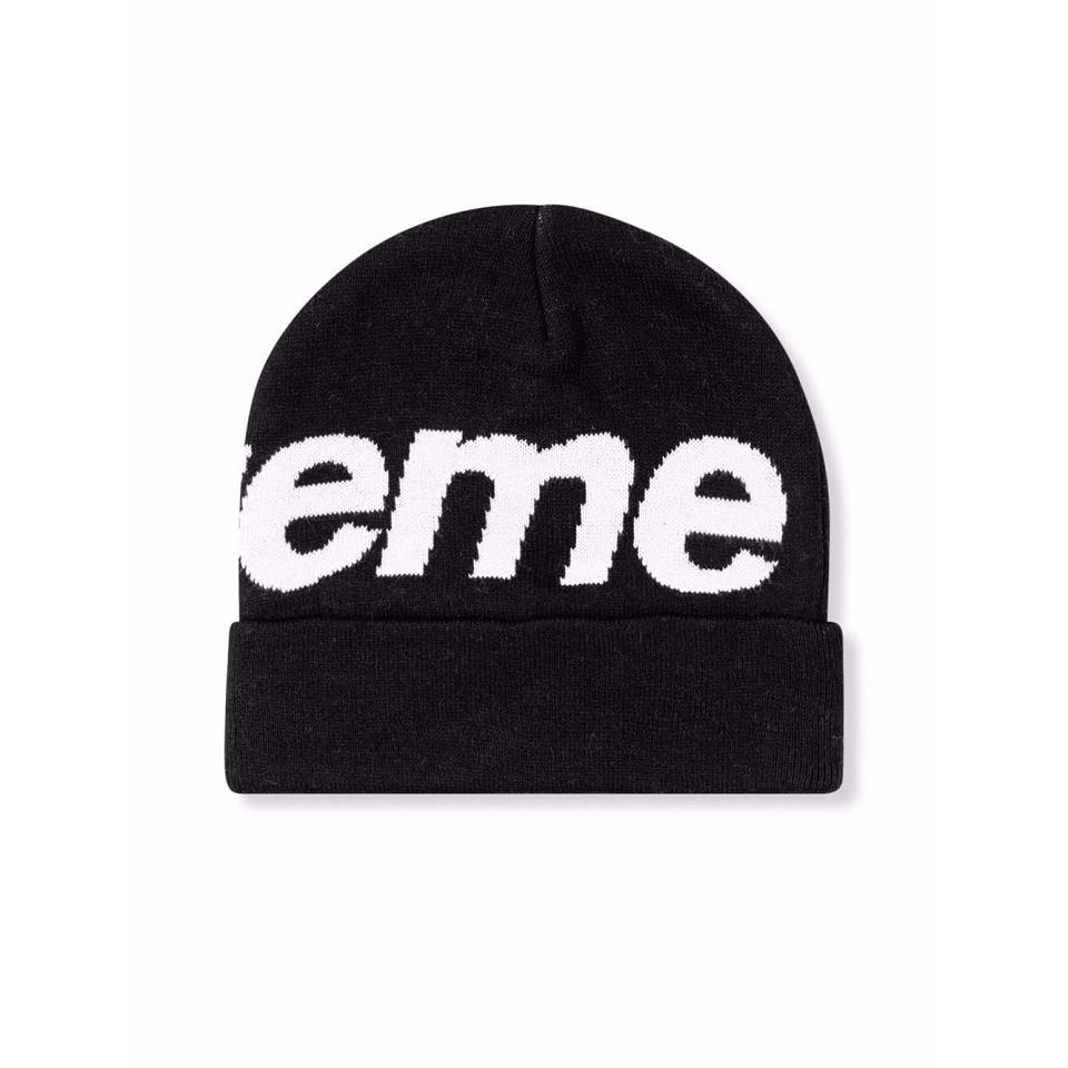 Sombreros Supreme Big Logo Beanie Negras | AR480MA