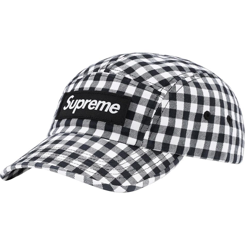 Sombreros Supreme Gingham Camp Cap Negras | AR475XF