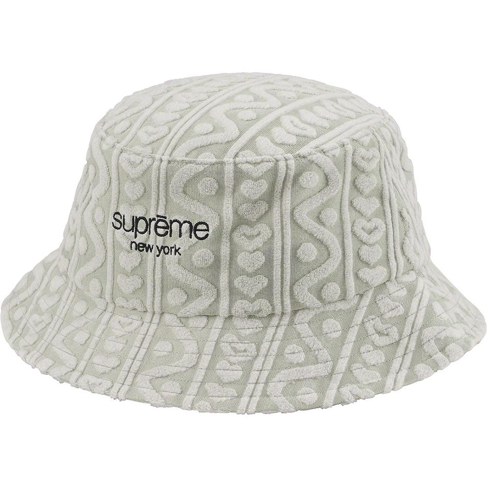 Sombreros Supreme Terry Pattern Crusher Gris | AR451VD