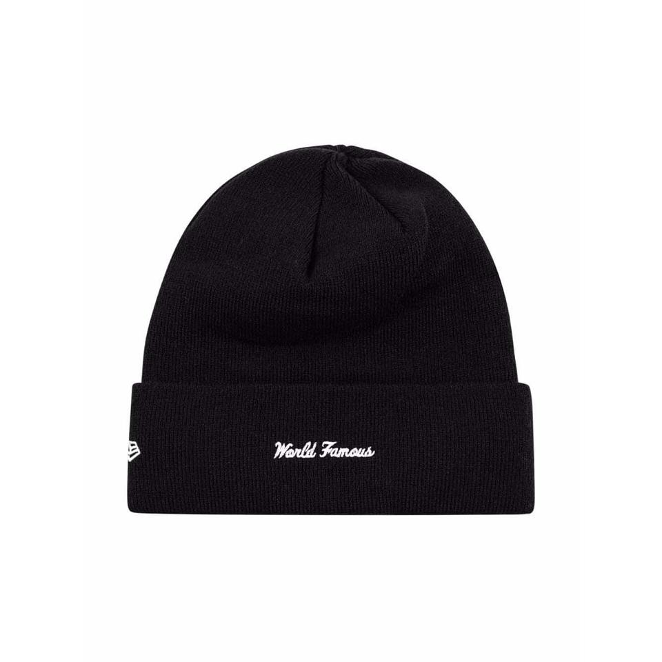 Sombreros Supreme x New Era Box Logo Beanie Negras | AR485TV