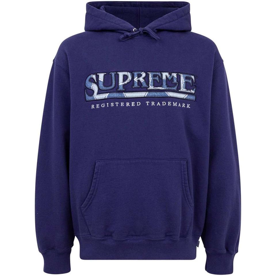 Sudadera Con Capucha Supreme Amazing Denim Logo Azules | AR100PQ