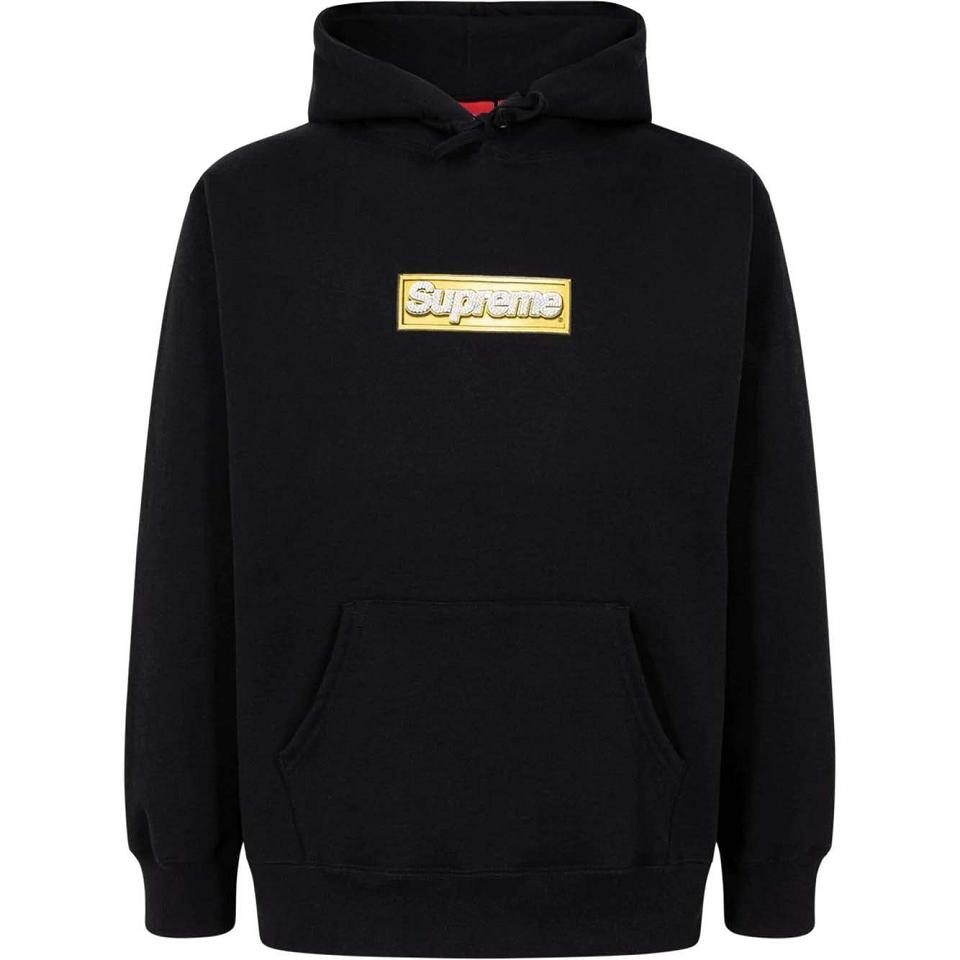 Sudadera Con Capucha Supreme Bling Box Logo Negras | AR102SO