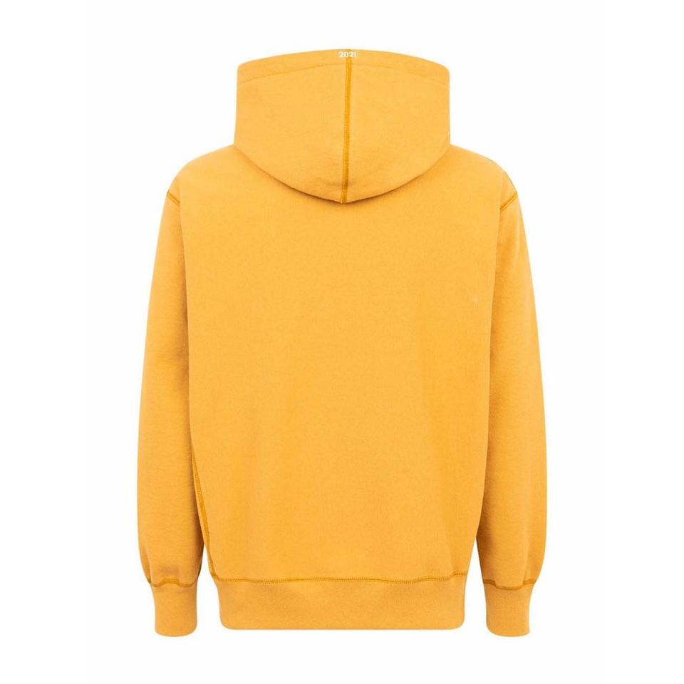 Sudadera Con Capucha Supreme Box Logo Amarillo | AR103DN