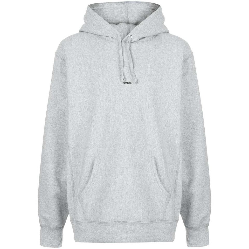 Sudadera Con Capucha Supreme Gray Micro Logo Gris | AR110ZG