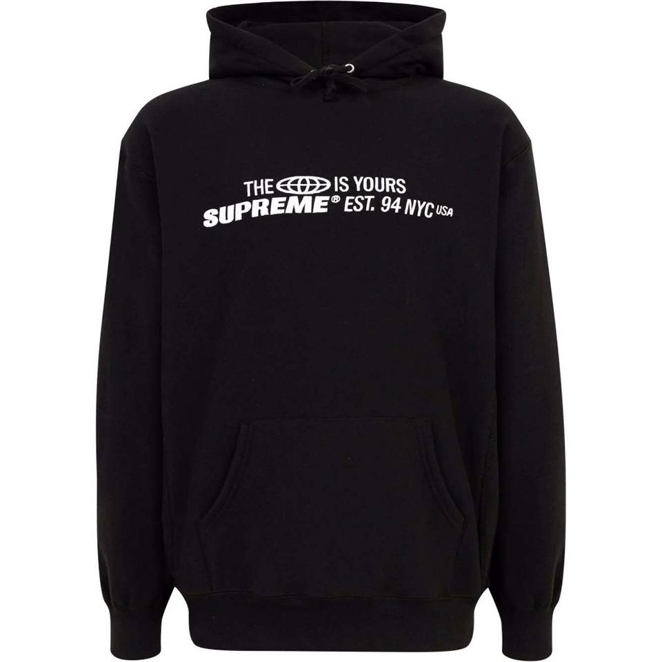 Sudadera Con Capucha Supreme The World Is Yours Printed Negras | AR128SO