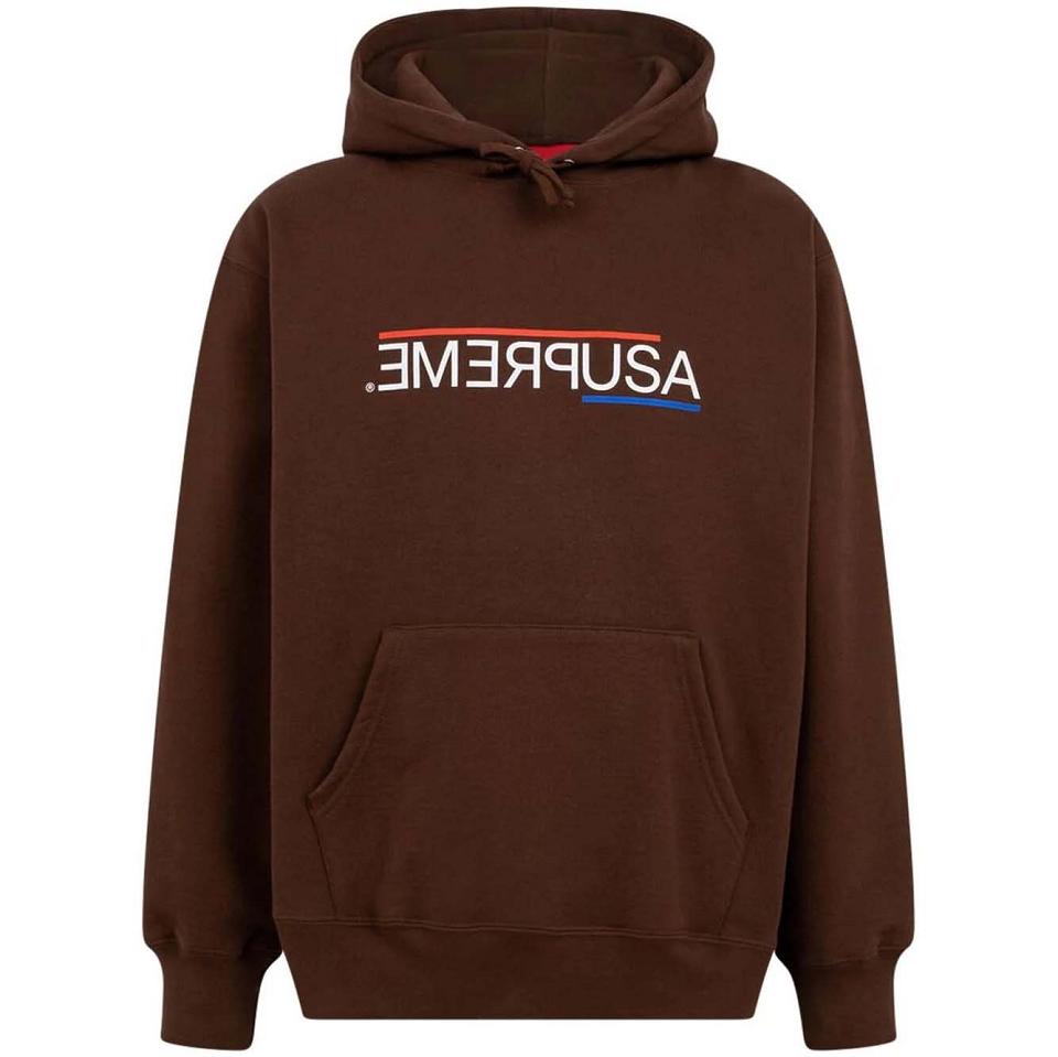 Sudadera Con Capucha Supreme USA Marrones | AR129DN