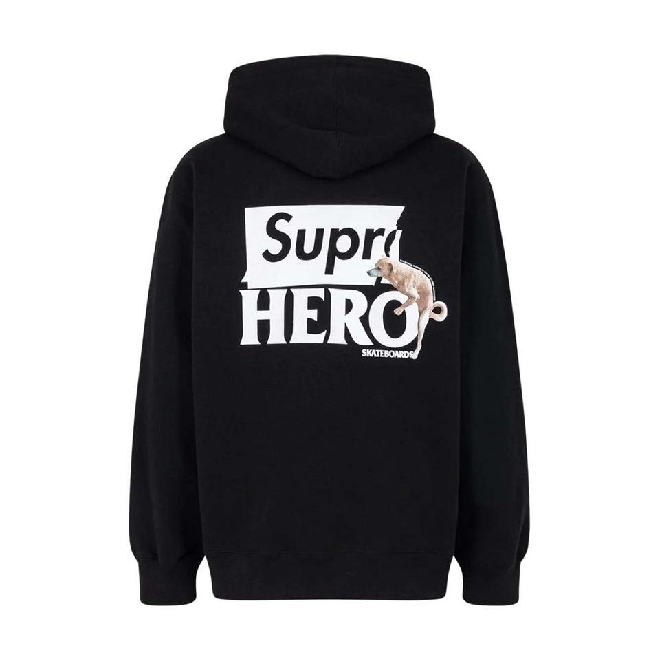 Sudadera Con Capucha Supreme X Antihero Negras | AR132HK