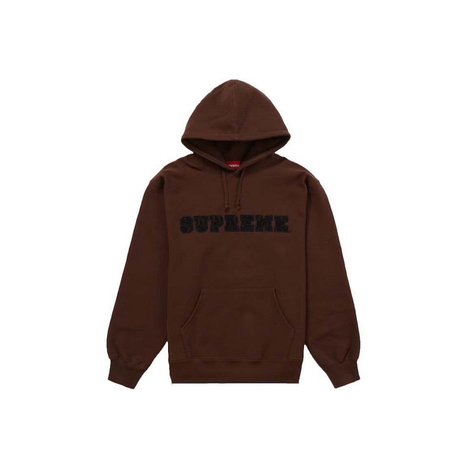 Sudaderas Supreme Encaje Encapuchado Marrones | AR325QZ