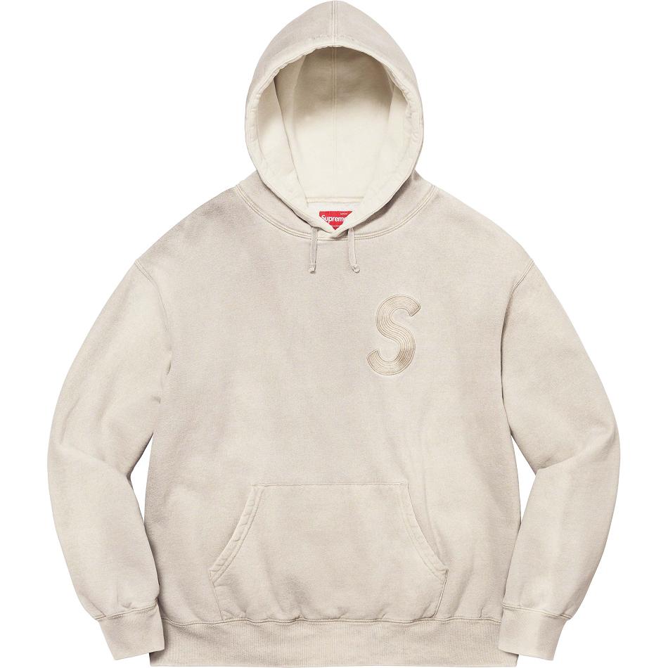 Sudaderas Supreme Overdyed S Logo Encapuchado Blancas | AR312FM