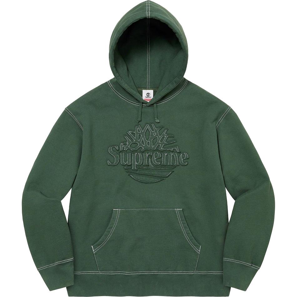 Sudaderas Supreme Timberland® Encapuchado Verde | AR288HK