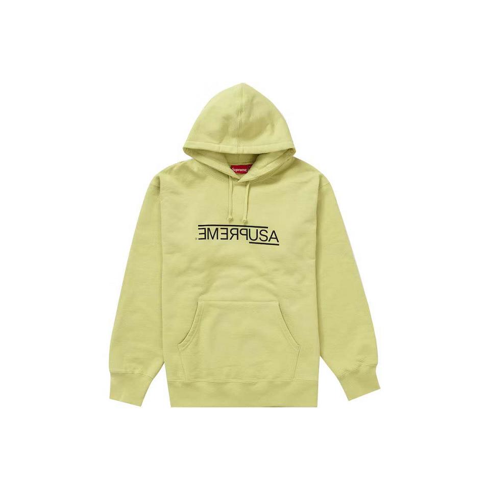 Sudaderas Supreme USA Encapuchado Amarillo | AR336SO