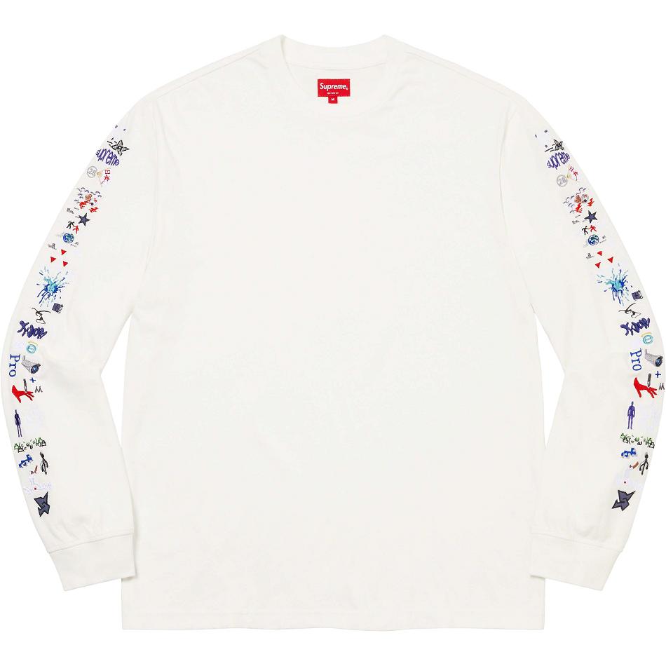 Suéteres Supreme AOI Icons L/S Top Blancas | AR276RW