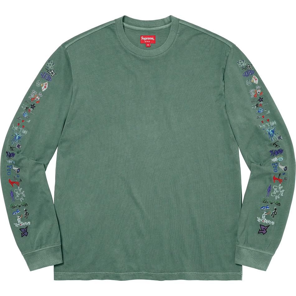 Suéteres Supreme AOI Icons L/S Top Verde | AR278YU