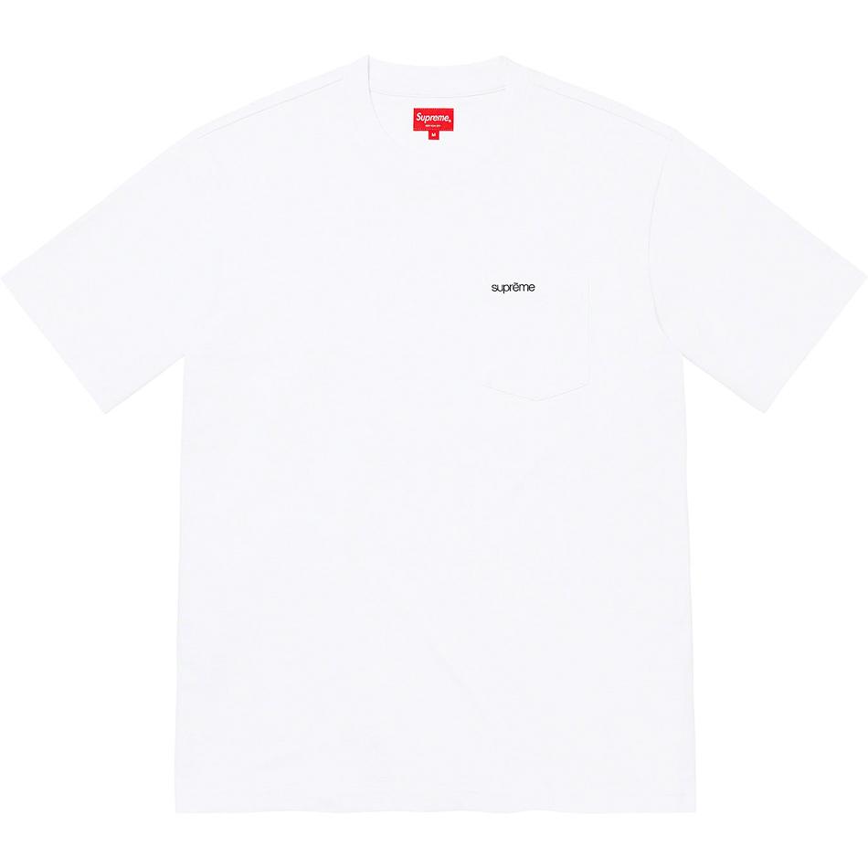 Suéteres Supreme S/S Pocket Tee Blancas | AR269VD