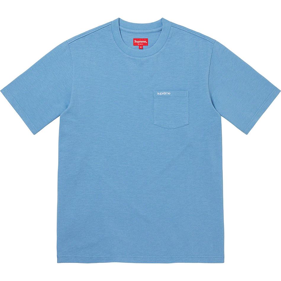 Suéteres Supreme S/S Pocket Tee Turquesa | AR275EX