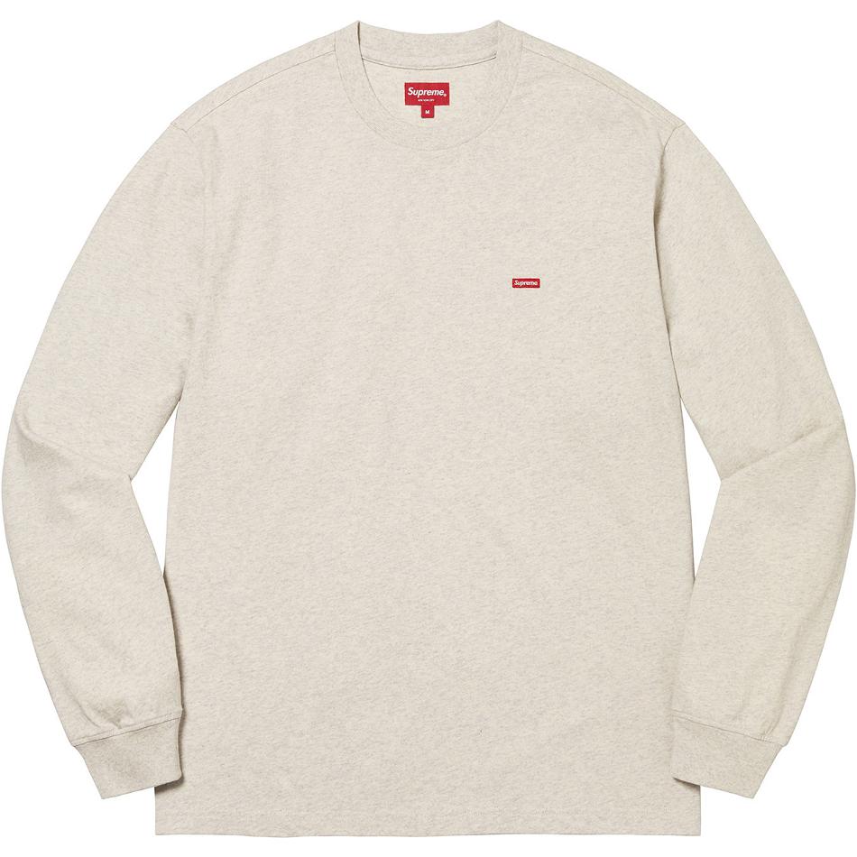 Suéteres Supreme Small Box L/S Tee Beige | AR248WY