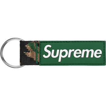 Accesorios Supreme Webbing Keychain Verde | AR407TV