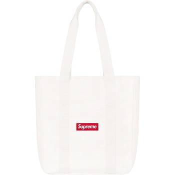 Bolsas Supreme Lona Tote Blancas | AR423XF