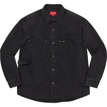 Camisas Supreme Denim Painter Negras | AR201UT