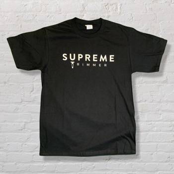 Camiseta Supreme Algodon Negras | AR389DN