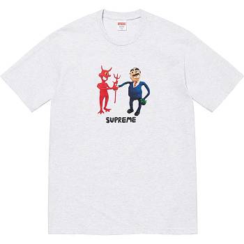 Camiseta Supreme Business Tee Beige | AR379EX