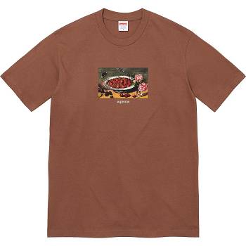 Camiseta Supreme Strawberries Tee Marrones | AR340HK